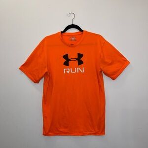 Under Armour Neon Hunter Orange Run Shirt Men’s Medium